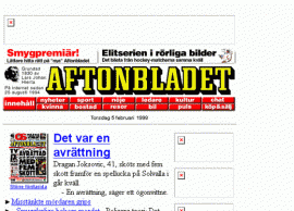 Aftonbladet i februari 1998