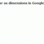 Which of the following appear as dimensions...